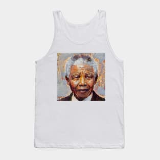 Portrait of Nelson Mandela Tank Top